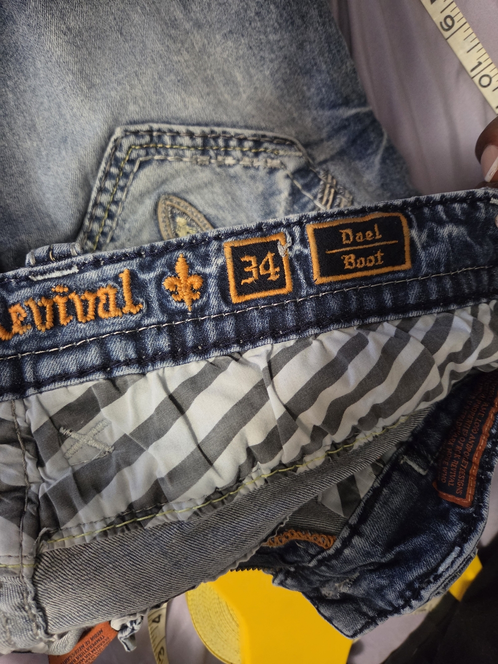 Rock Revival Boot Men’s Jeans - Blue (34)